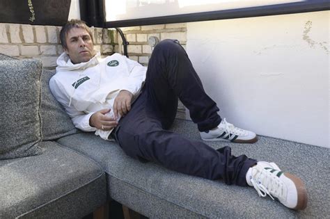 liam gallagher Adidas tracksuit